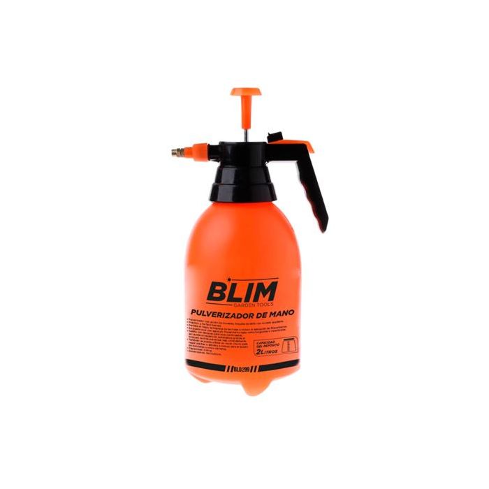 Blim Pulverizador de Mano 2L - Boquilla de Laton - Uso con Agua y/o Fitosanitarios - Gatillo con Bloqueo