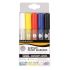 Daler Rowney Simply Pack de 5 Rotuladores Acrilicos - Secado Rapido - Base de Agua - Colores Surtidos