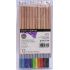 Daler Rowney Simply Pack de 12 Lapices de Colores Redondos - Facil de Afilar - Para Estudiantes y Uso Domestico - Colores Surtidos