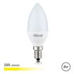 Elbat Bombilla LED - Potencia 6W - Lumenes 500 - Tipo de Luz 3000K Luz Calida - Casquillo E14 - Angulo 180º - Dimensiones 37X100mm - 30.000 Horas de Vida - 15.000 Encendidos - Color Blanco
