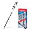 Erichkrause Boligrafo de Gel G-Point - Tinta de Gel de Secado Rapido - Cuerpo Transparente con Grip Perfilado Triangular - Punta de Tipo Aguja - Color Negro