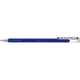 Pentel Mattehop Boligrafo de Bola - Punta 1mm - Trazo 0.5mm - Tinta de Gel Opaca - Fabricado con 55% de Materiales Reciclados - Color Azul