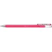 Pentel Mattehop Boligrafo de Bola - Punta 1mm - Trazo 0.5mm - Tinta de Gel Opaca - Fabricado con 55% de Materiales Reciclados - Color Rosa