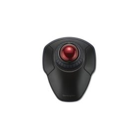 Kensington Orbit Raton Trackball Inalambrico Bluetooth 3.0 Le o USB 2,4 GHz 1600dpi - Anillo de Desplazamiento - Uso Ambidiestro - Color Negro/Rojo