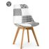 Muvip Pack 2 Sillas Design D400 - Tela Patchwork