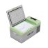 Muvip Nevera de Compresor Portatil 15 Litros 50W - Asas de Transporte - Compresor Silencioso - Color Gris