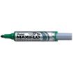 Pentel Maxiflo Rotulador para Pizarra Blanca - Regulacion del Flujo de Tinta - Punta Redonda - Ancho de Linea 2,5mm - 50% de Materiales Reciclados - Color Verde