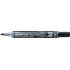 Pentel Maxiflo Flex-Feel Rotulador para Pizarra Blanca - Punta Flexible 4.6mm - Trazo de 1 a 5mm - Dosificacion de Tinta mediante Embolo - Color Negro
