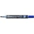 Pentel Maxiflo Flex-Feel Rotulador para Pizarra Blanca - Punta Flexible 4.6mm - Trazo de 1 a 5mm - Dosificacion de Tinta mediante Embolo - Color Azul