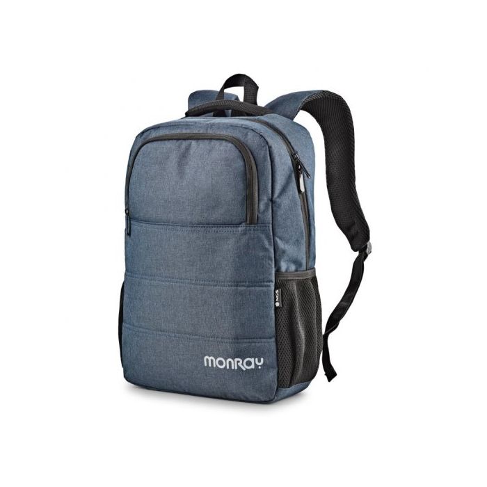 NGS Sacks Charter Mochila para Portatil hasta 15.6" - Suave Acolchado Interno - Bolsillo Central y Laterales - Tirantes Acolchados y Ajustables -