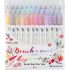 Pentel Brush Sing Pen Twin Pack de 24 Rotuladores con Doble Punta de Pincel Flexible - Punta Ancha 1-4mm, Punta Fina 0,2-2mm - Colores Surtidos