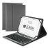 Subblim Teclado Bluetooth extraíble - Funda universal 9-10,1" - Diseño ultradelgado - Soporte ajustable - Acceso a todas las funciones - Sistema magnético - Resistente y adaptable - Inalámbrico - Bluetooth - Color Gris