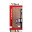 Pentel PenTools Pack de 4 Rotuladores Permanentes Industriales Pentel Pen N50S - Punta Conica Resistente y Duradera - Trazo 1mm - Resistente a Agua y Luz - Colores 2x Negro, Azul, y Rojo