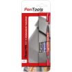 Pentel PenTools Pack de 3 Rotuladores Permanentes Industriales Pentel Pen Twin Tip - Doble Punta - Extrafina 0,6mm y Fina 3.5mm - Resistente a Agua y Luz - Colores Negro, Azul, y Rojo