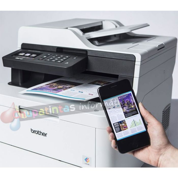 Brother MFC-L3760CDW Impresora Multifunción Color Laser LED Wifi Dúplex Fax 26ppm-4