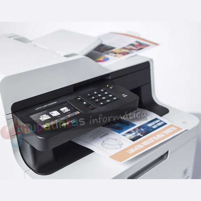 Brother MFC-L3760CDW Impresora Multifunción Color Laser LED Wifi Dúplex Fax 26ppm-6