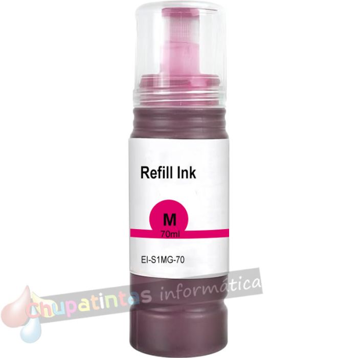 Epson 102/103/104/106/107/T6643/T6733 Magenta Botella de Tinta Genérica