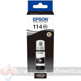 Epson 114 Negro Botella de Tinta Pigmentada Original - C13T07A140-1