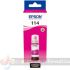 Epson 114 Magenta Botella de Tinta Pigmentada Original - C13T07B340-1