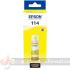Epson 114 Amarillo Botella de Tinta Pigmentada Original - C13T07B440-1