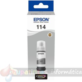 Epson 114 Gris Botella de Tinta Pigmentada Original - C13T07B540-1