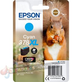 Epson 378XL Cian Cartucho de Tinta Original - C13T37924010