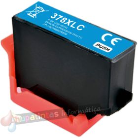 Epson 378XL Cian Cartucho de Tinta Genérico - Reemplaza C13T37924010/C13T37824010