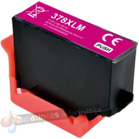 Epson 378XL Magenta Cartucho de Tinta Genérico - Reemplaza C13T37934010/C13T37834010