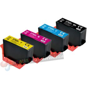 Epson 378XL Pack de 4 Cartuchos de Tinta Genéricos