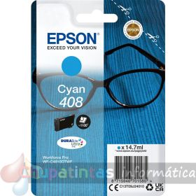 Epson 408 Cian Cartucho de Tinta Original - C13T09J24010