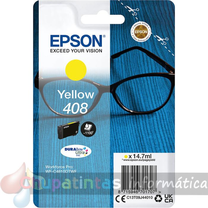 Epson 408 Amarillo  Cartucho de Tinta Original - C13T09J44010