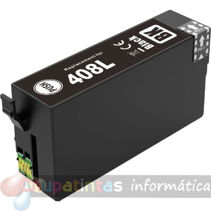 Epson 408L Negro Cartucho de Tinta Generico - Reemplaza C13T09K14010