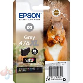 Epson 478XL Gris Cartucho de Tinta Original - C13T04F64010