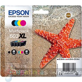 Epson 603XL/603 Pack de 4 Cartuchos de Tinta Originales - C13T03A94010