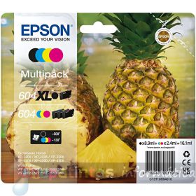 Epson 604XL/604 Pack de 4 Cartuchos de Tinta Originales - C13T10H94010