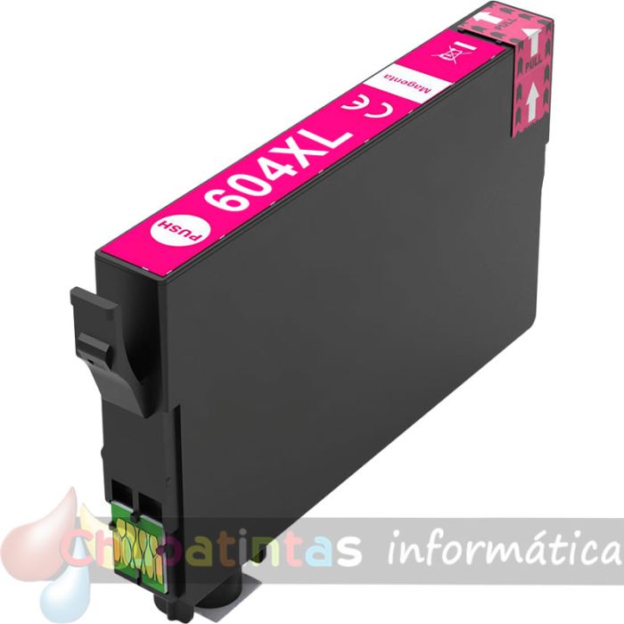 Epson 604XL Magenta Cartucho de Tinta Genérico - Reemplaza C13T10H34010/C13T10G34010
