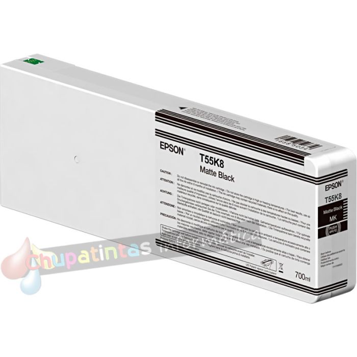 Epson T55K800 Negro Mate Cartucho de Tinta Original - C13T55K800