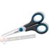 Dahle 54405 Office Comfort-Grip Tijeras de Acero Templado 14cm - Hojas Afiladas - Mangos Revestidos de Goma
