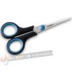 Dahle 54415 Office Comfort-Grip Tijeras de Acero Templado 14cm - Modelo Especial para Zurdos - Hojas Afiladas - Mangos Revestidos de Goma