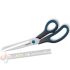 Dahle 54410 Office Comfort-Grip Tijeras de Acero Templado 25cm - Hojas Afiladas - Mangos Revestidos de Goma