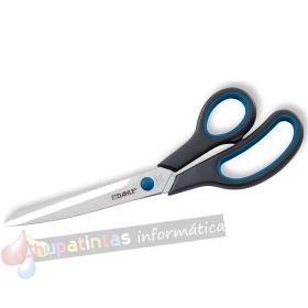 Dahle 54410 Office Comfort-Grip Tijeras de Acero Templado 25cm - Hojas Afiladas - Mangos Revestidos de Goma