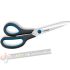 Dahle 54418 Office Comfort-Grip Tijeras de Acero Templado 21cm - Modelo Especial para Zurdos - Hojas Afiladas