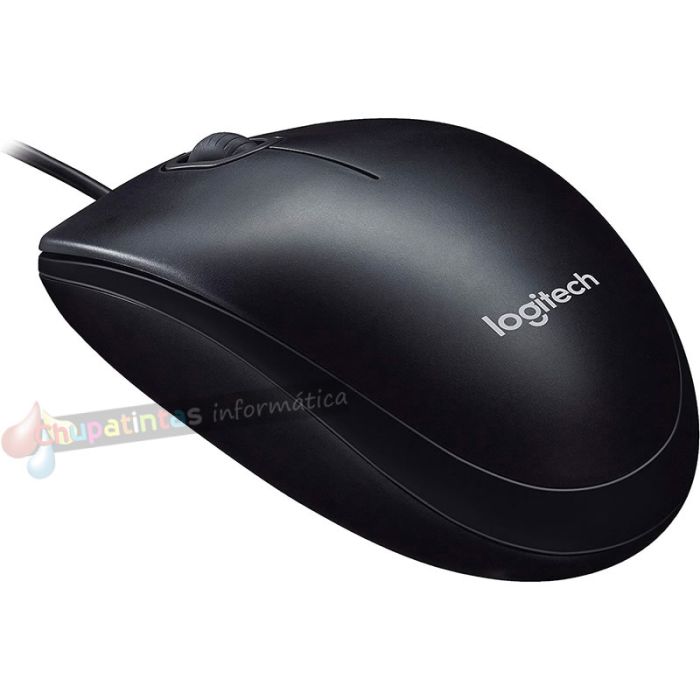 Logitech B100 Ratón USB 800dpi - 3 Botones - Uso Ambidiestro - Cable de 1.80m - Color Negro-2