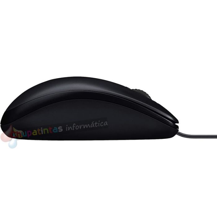 Logitech B100 Ratón USB 800dpi - 3 Botones - Uso Ambidiestro - Cable de 1.80m - Color Negro-4