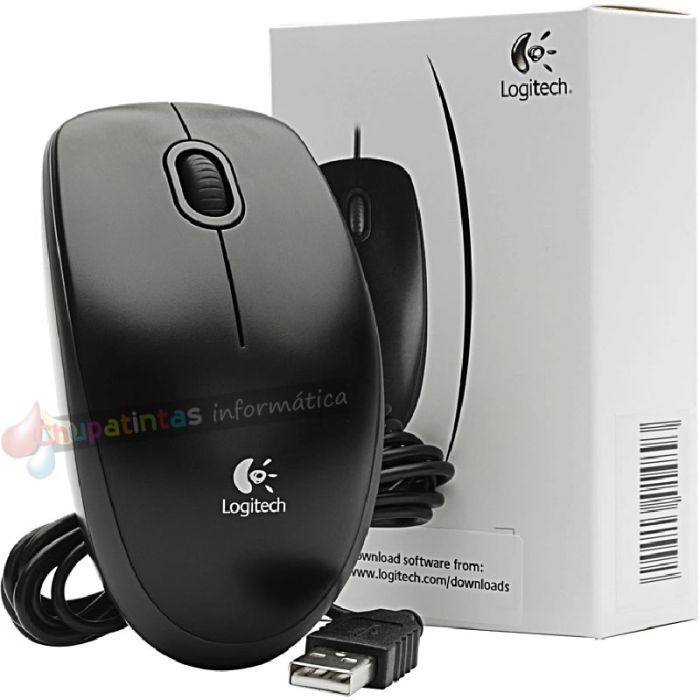 Logitech B100 Ratón USB 800dpi - 3 Botones - Uso Ambidiestro - Cable de 1.80m - Color Negro-5