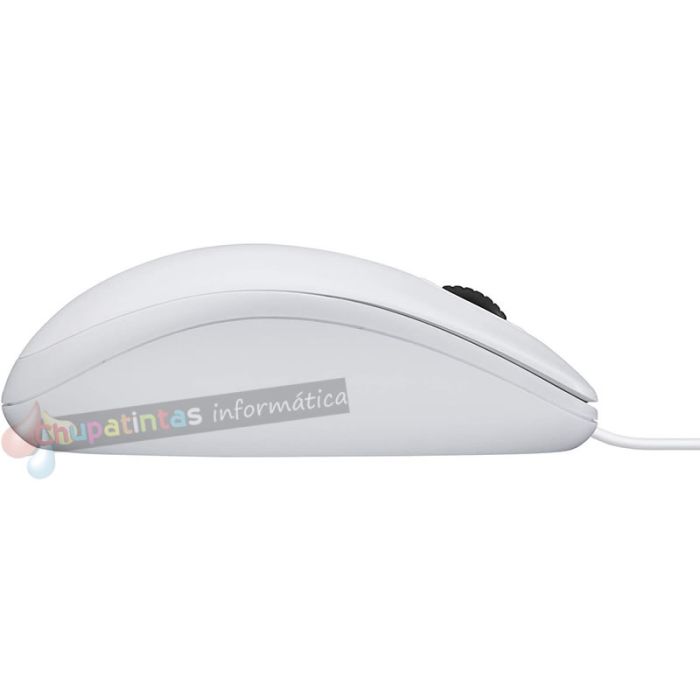Logitech B100 Ratón USB 800dpi - 3 Botones - Uso Ambidiestro - Cable de 1.80m - Color Blanco-2