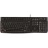 Logitech K120 Teclado USB - Resistente a Salpicaduras - Cable de 1.50m - Color Negro-1