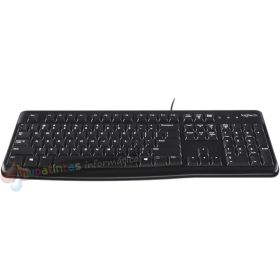 Logitech K120 Teclado USB - Resistente a Salpicaduras - Cable de 1.50m - Color Negro-3