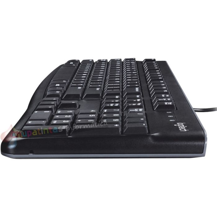 Logitech K120 Teclado USB - Resistente a Salpicaduras - Cable de 1.50m - Color Negro-4