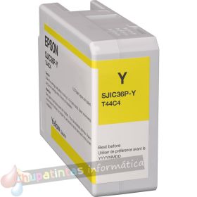 Epson SJIC36P Amarillo Cartucho de Tinta Original - C13T44C440/SJIC36P(Y)